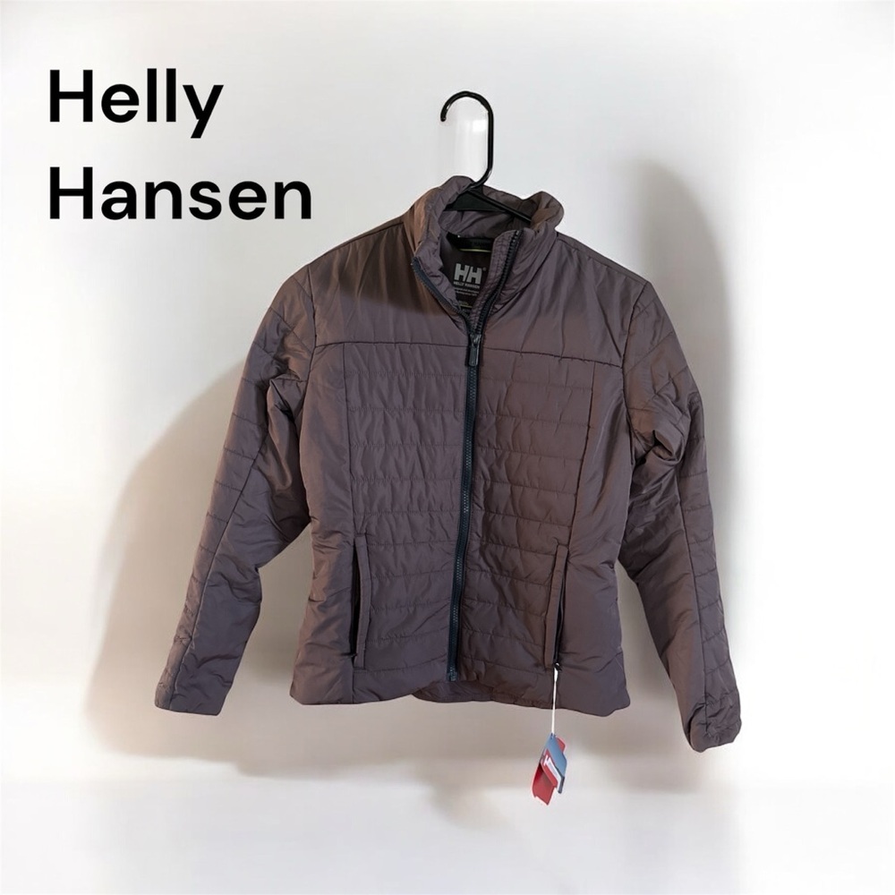 🌺🥮Helly Hansen Purple Gray Jacket with Logo